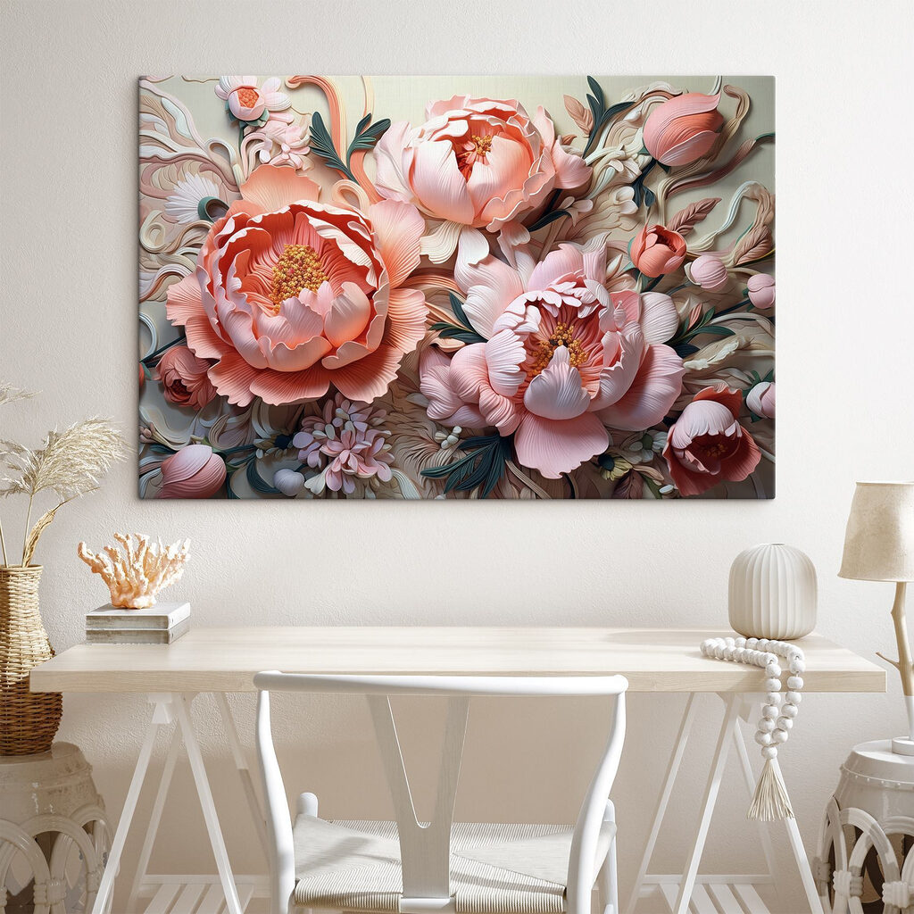 Floral elegance in soft hues