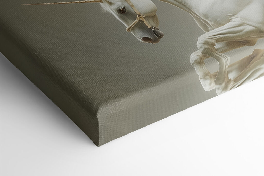 White horse with wings