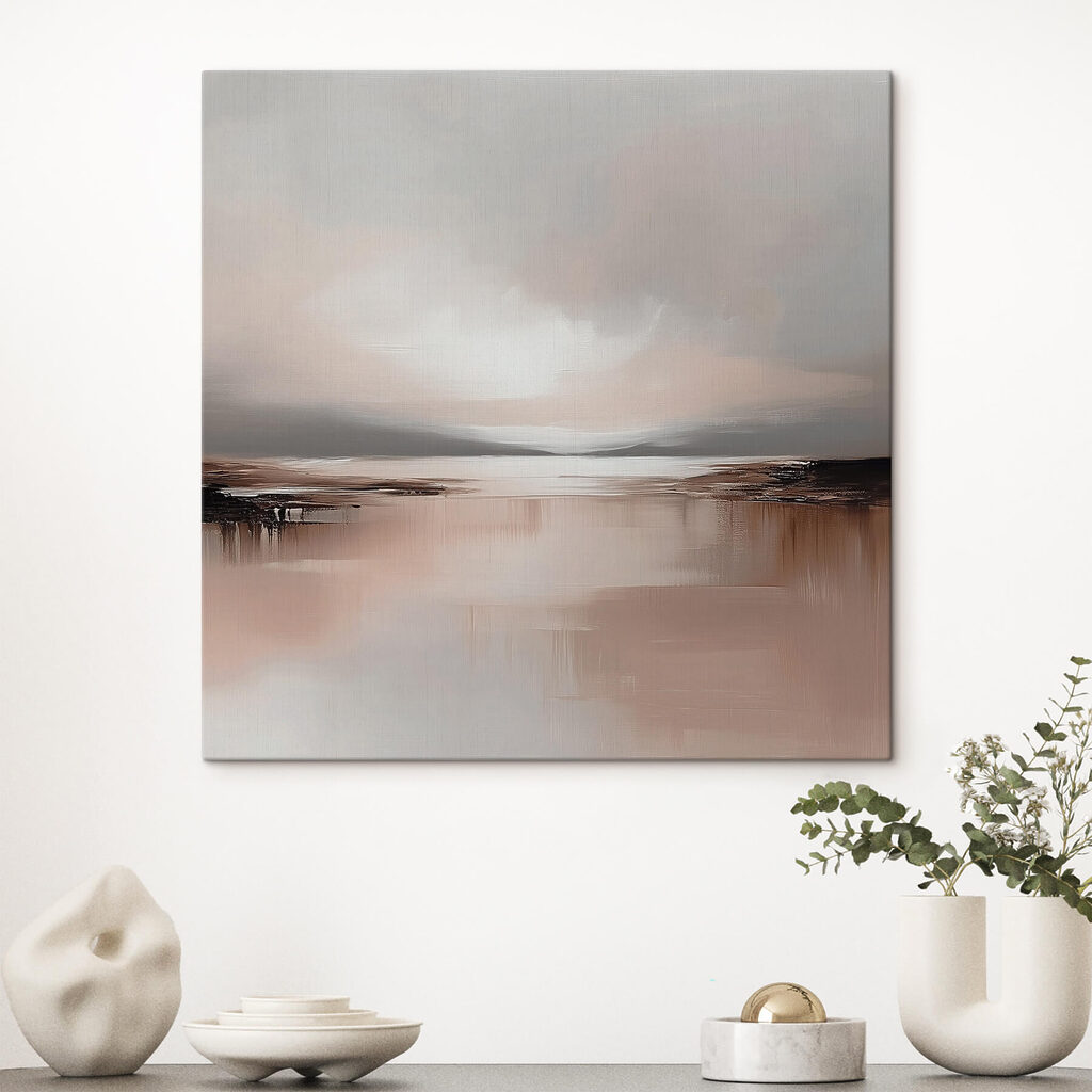 Water with a cloudy sky