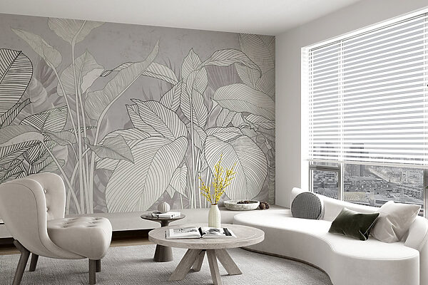 Elegant lines of nature's beauty