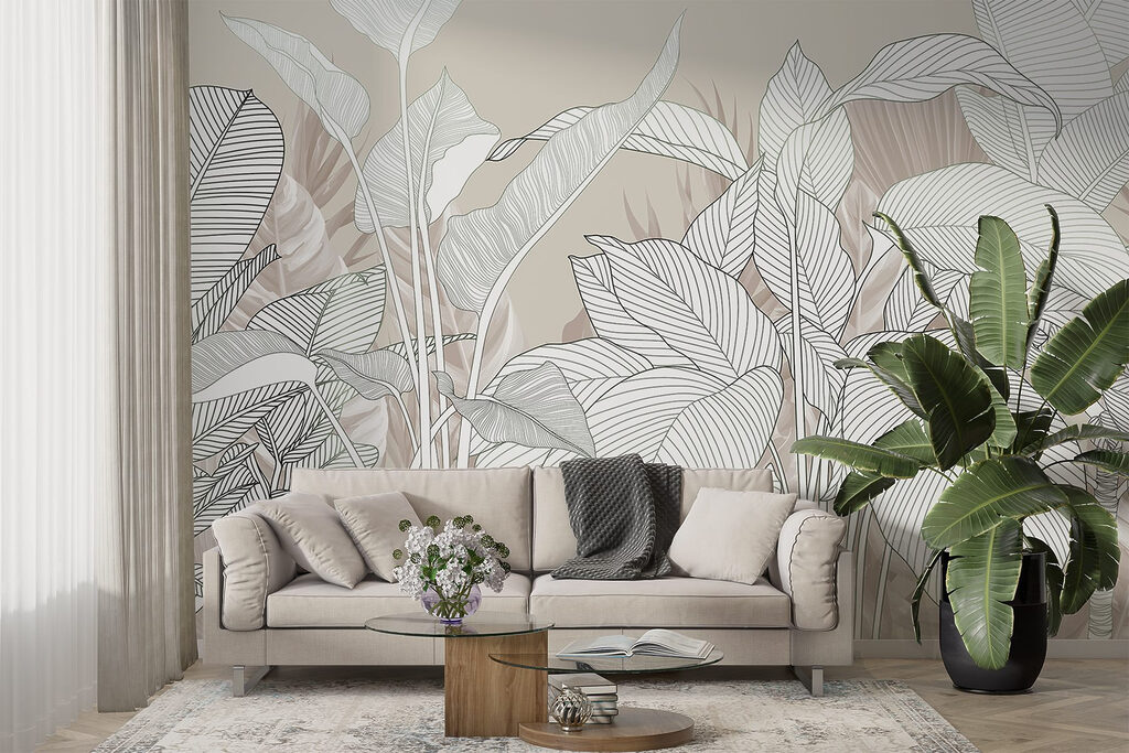 Delicate lines and soft textures