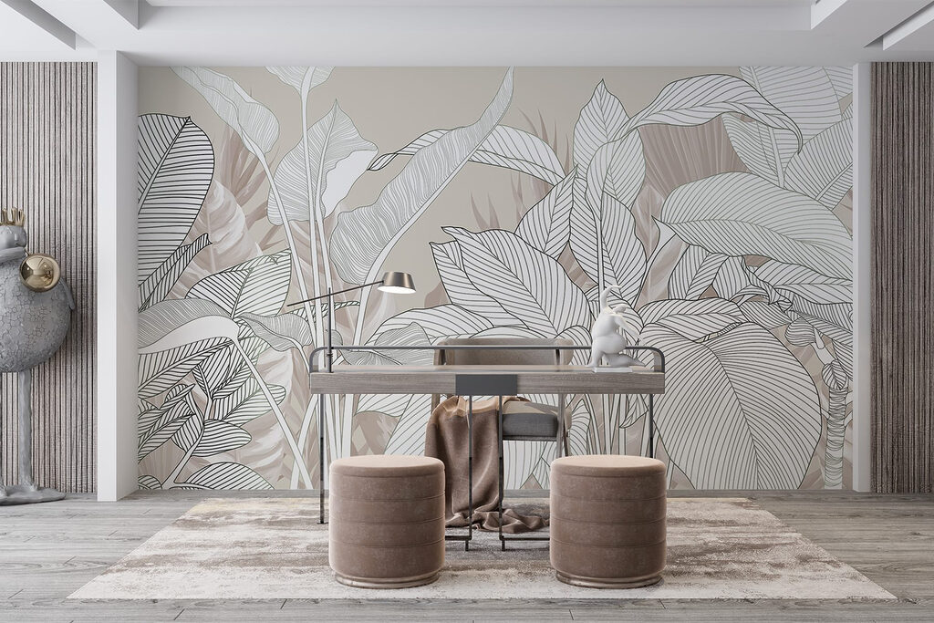 Delicate lines and soft textures