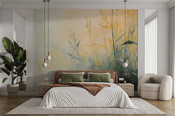 Painting of plants and flowers