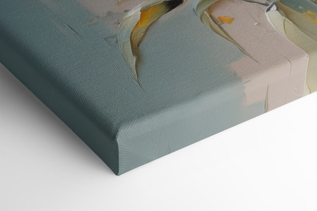 Painting of flowers in a vase