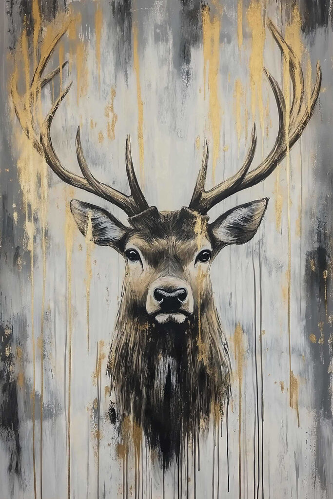 Painting of a deer
