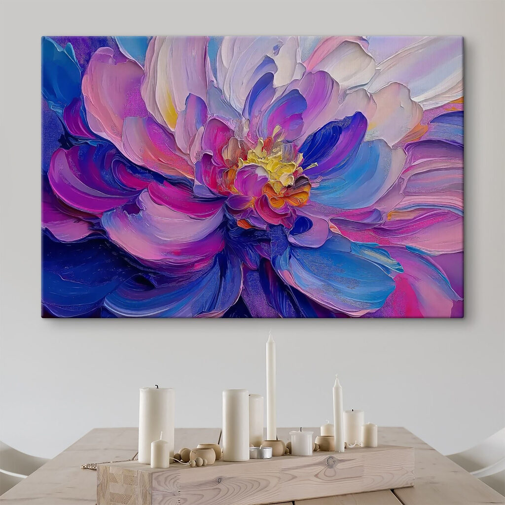 Vibrant colors in floral artistry
