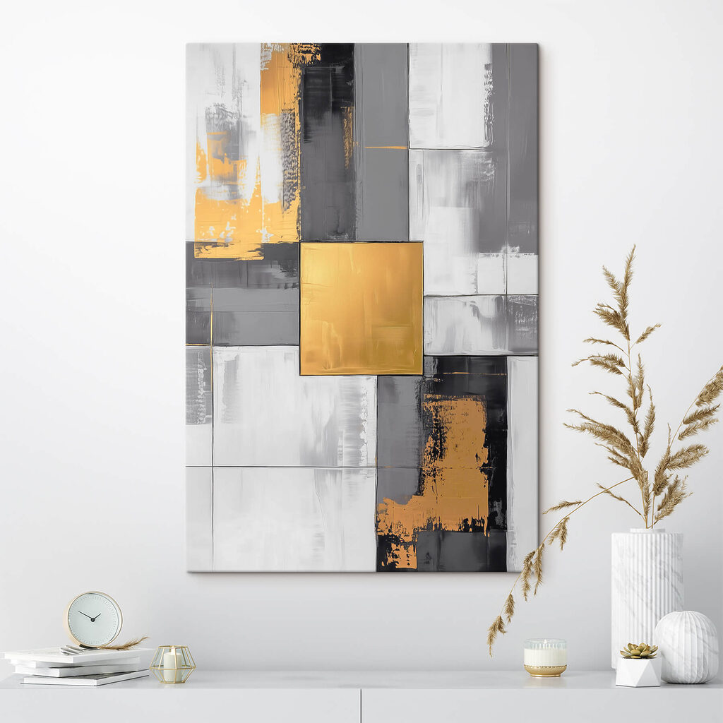 Abstract elegance in neutral tones