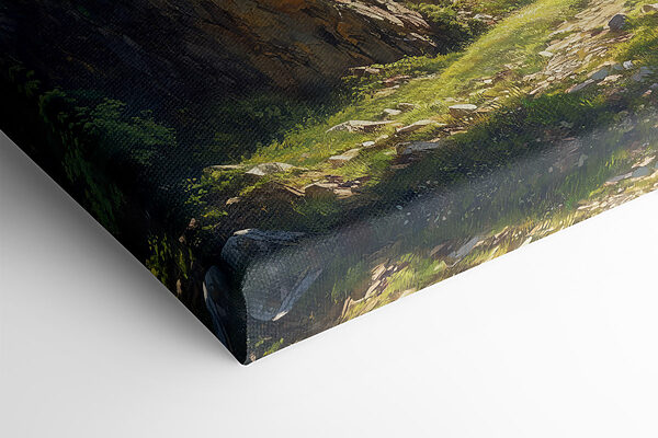Waterfall in a mountain Waterfall in a mountain