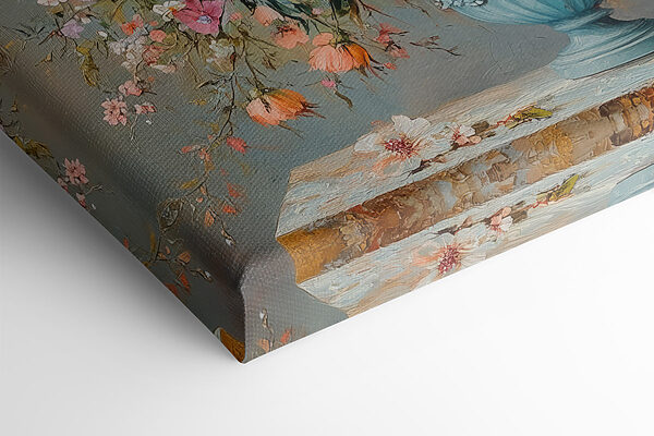 Vase of flowers on a stone surface Vase of flowers on a stone surface