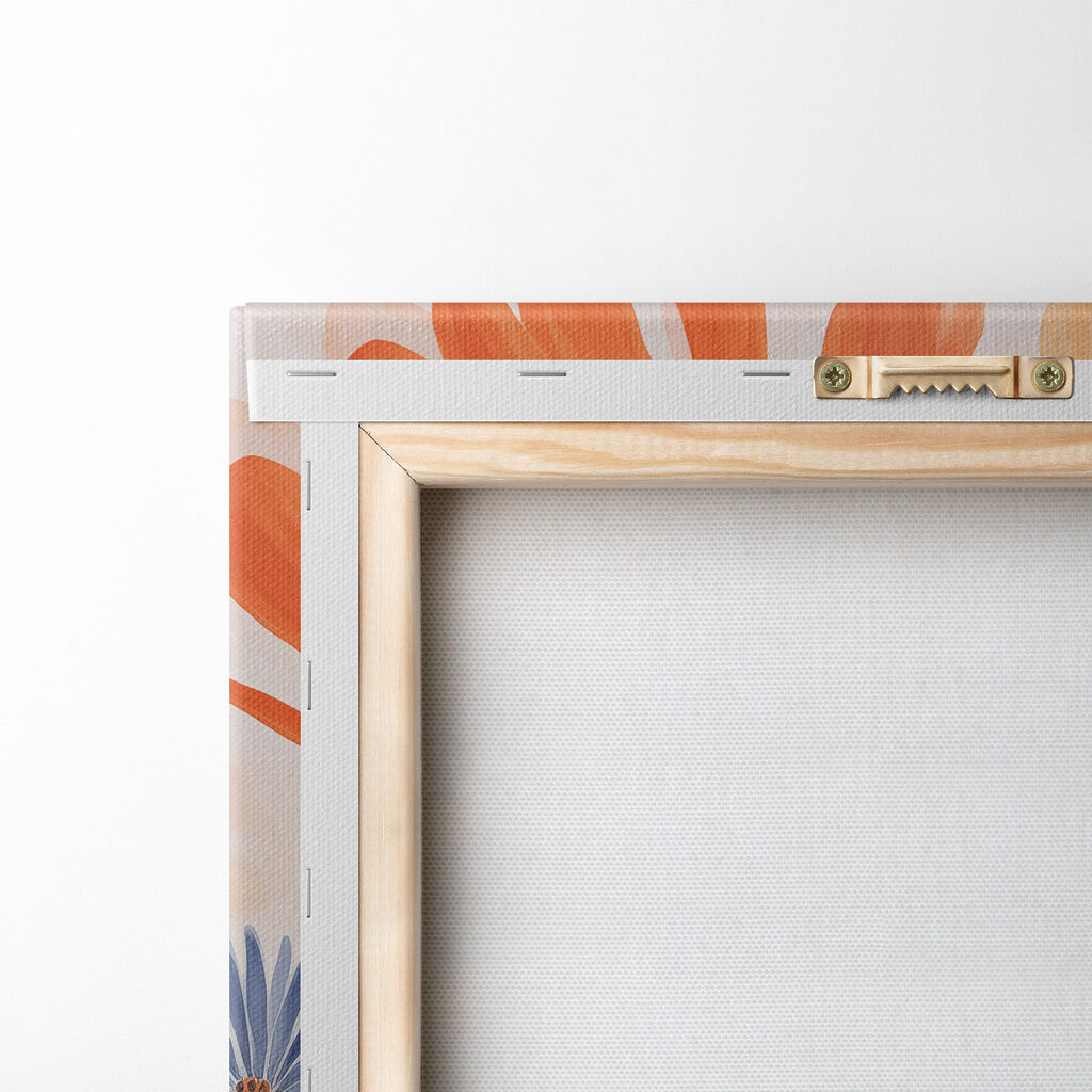 Painting of flowers and leaves Painting of flowers and leaves