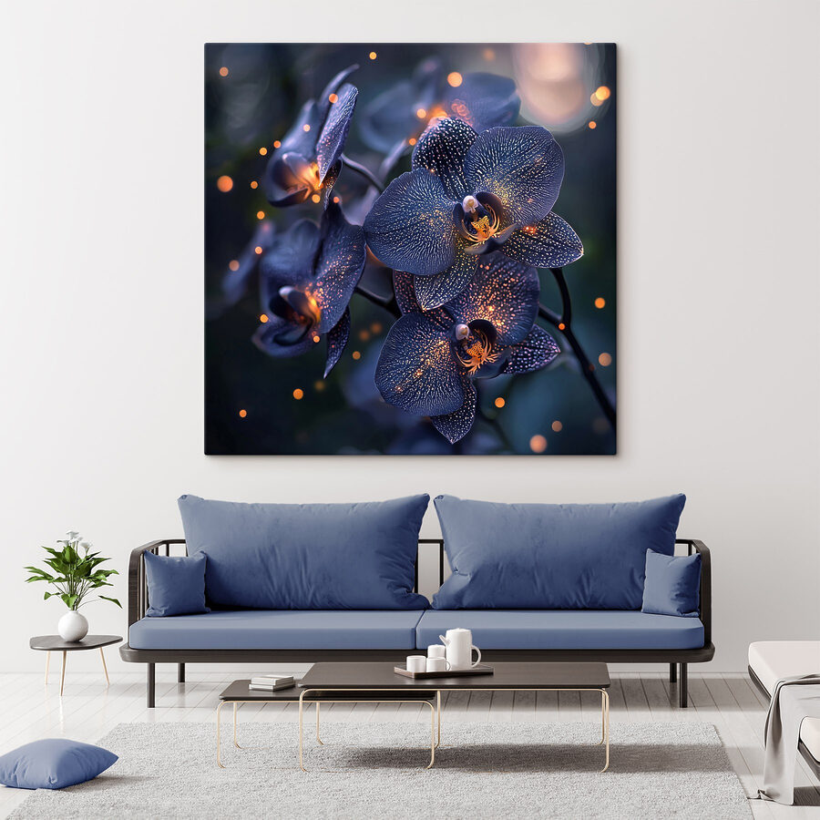 Obraz Eleganckie orchidee w delikatnej atmosferze. - obrazek 2