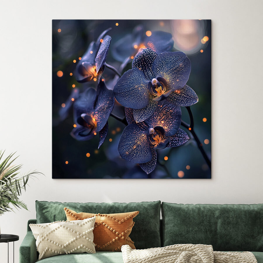 Obraz Eleganckie orchidee w delikatnej atmosferze. - obrazek 3