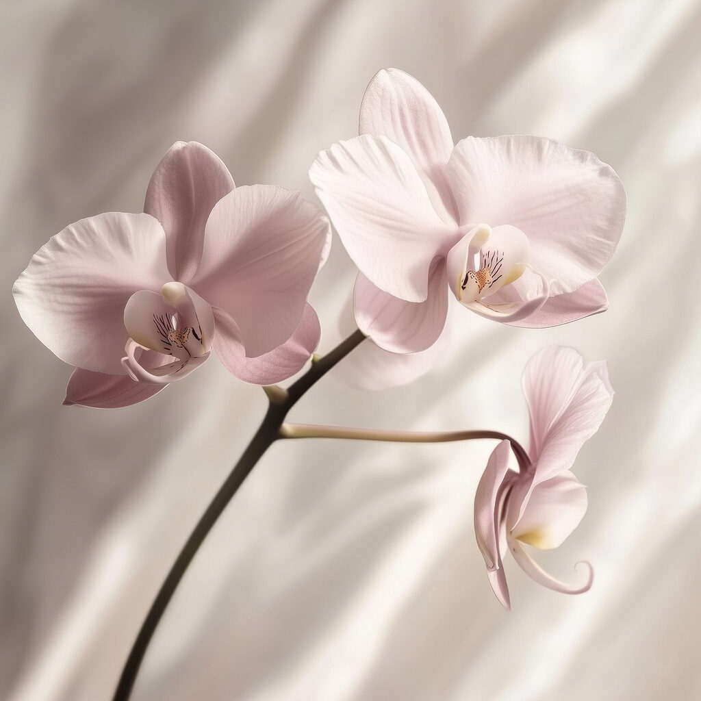 Delicate blossoms in soft hues Delicate blossoms in soft hues