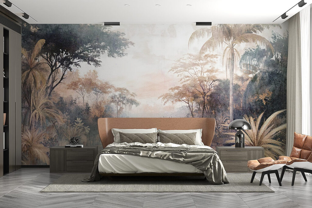 River with trees and plants