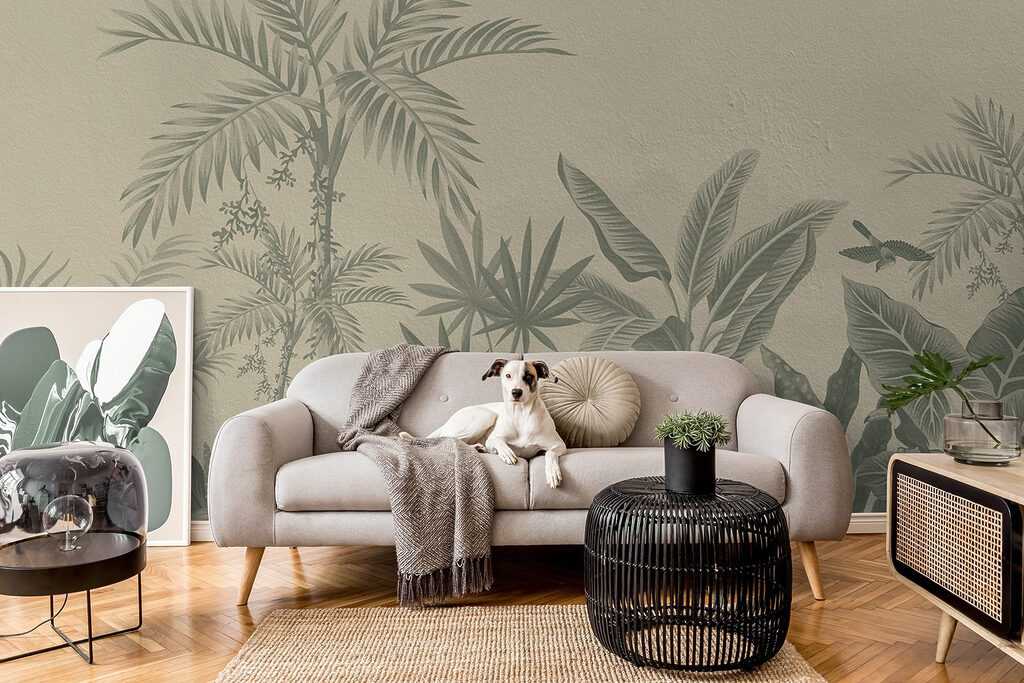 Wallpaper with plants on it Wallpaper with plants on it
