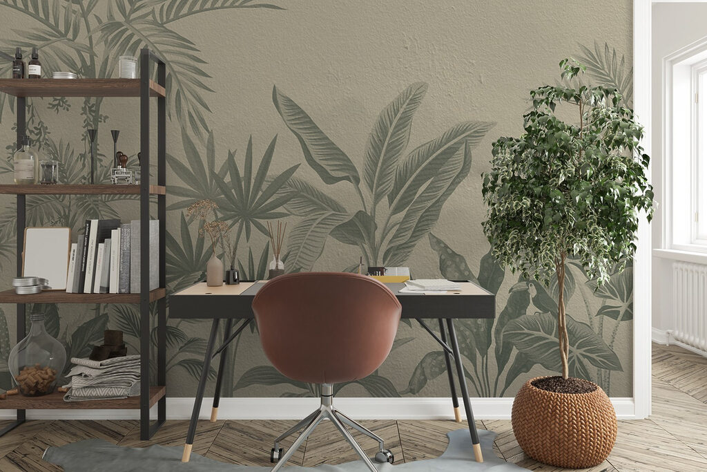 Wallpaper with plants on it Wallpaper with plants on it