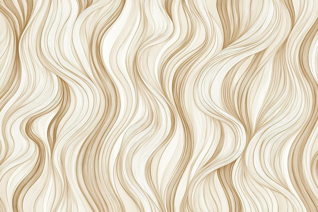 White and brown wavy pattern White and brown wavy pattern