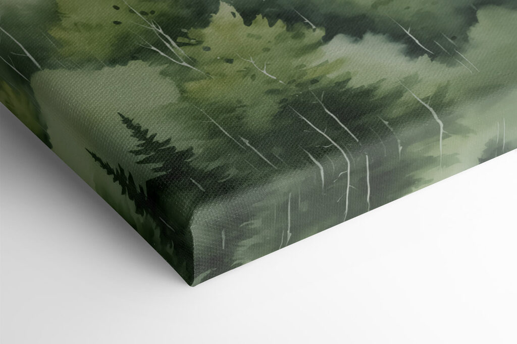 Painting of a mountain range Painting of a mountain range
