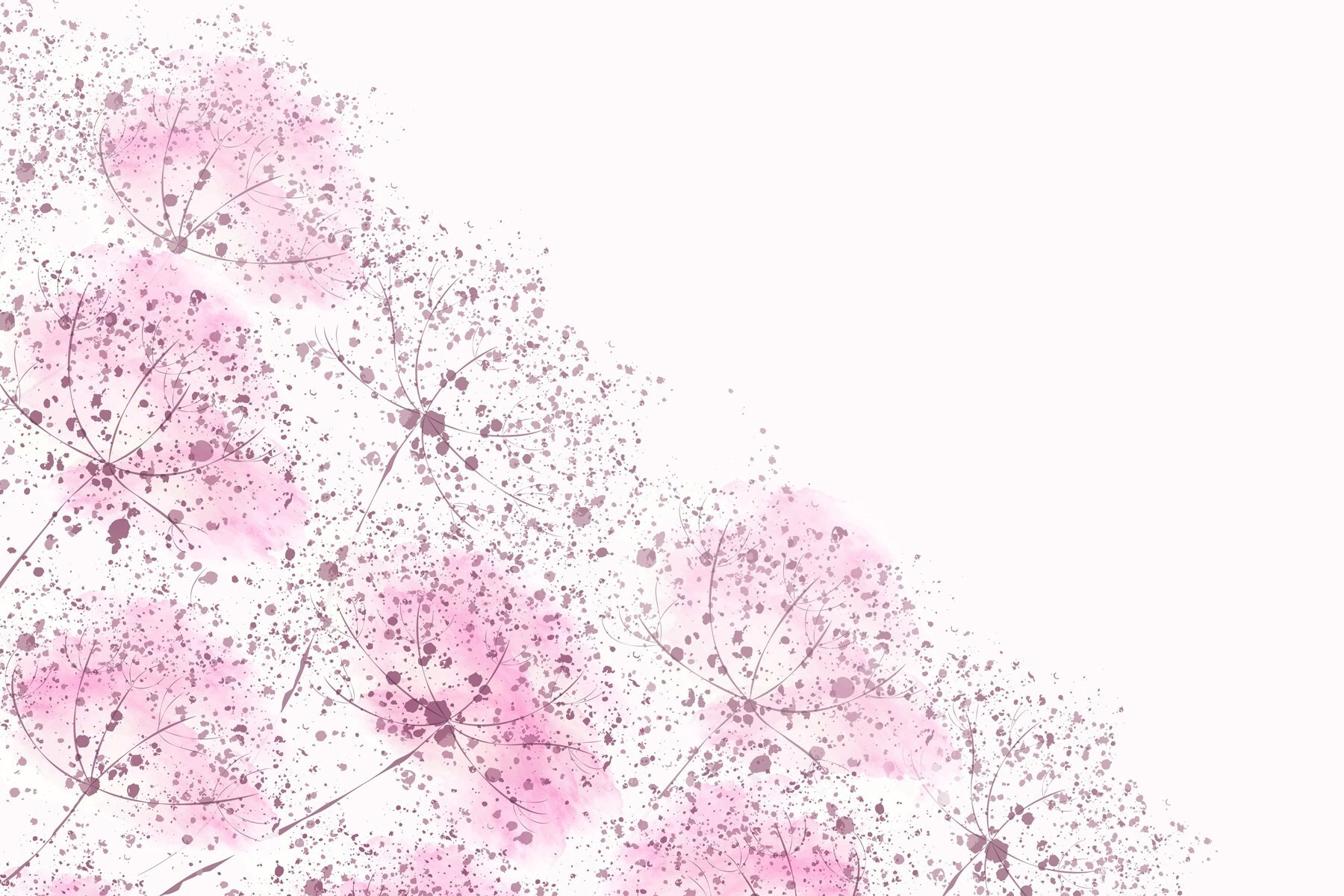 Pink flowers with purple spots