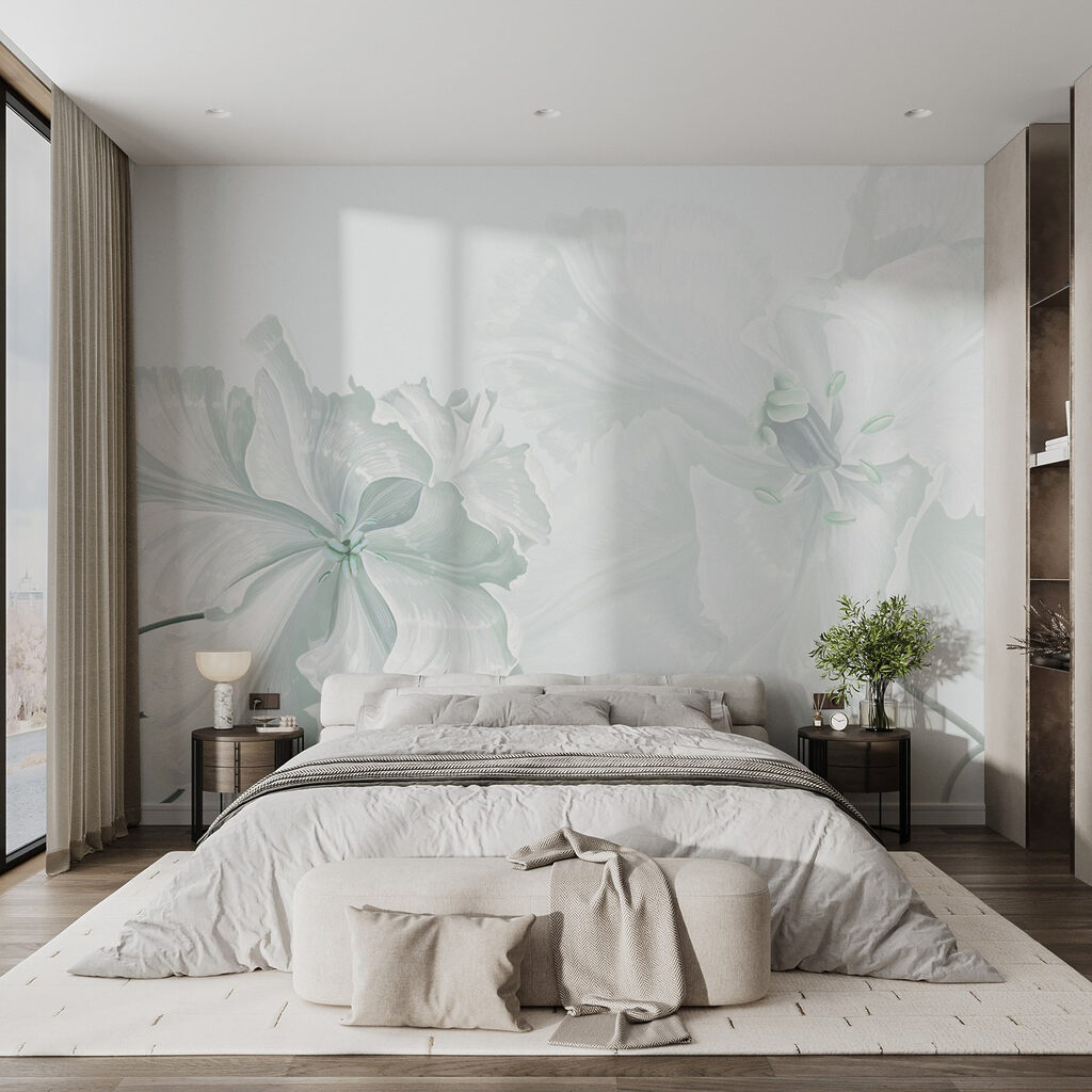 Delicate blooms in soft elegance Delicate blooms in soft elegance