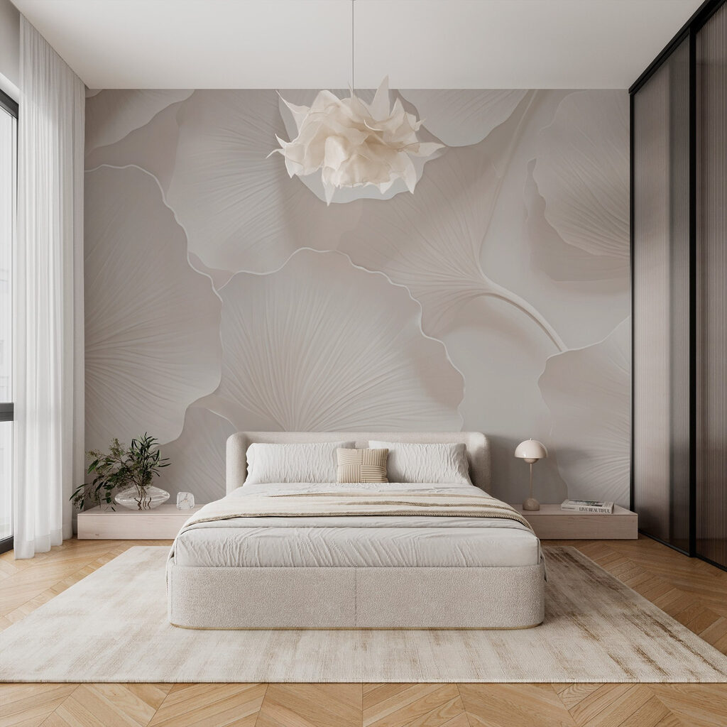 Flowing textures of soft petals Flowing textures of soft petals