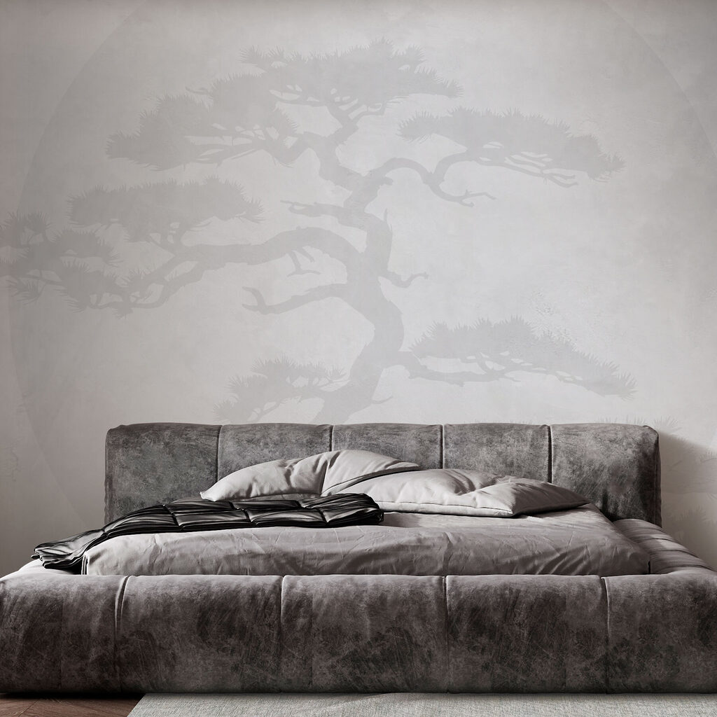 Tree with branches on a white background Tree with branches on a white background