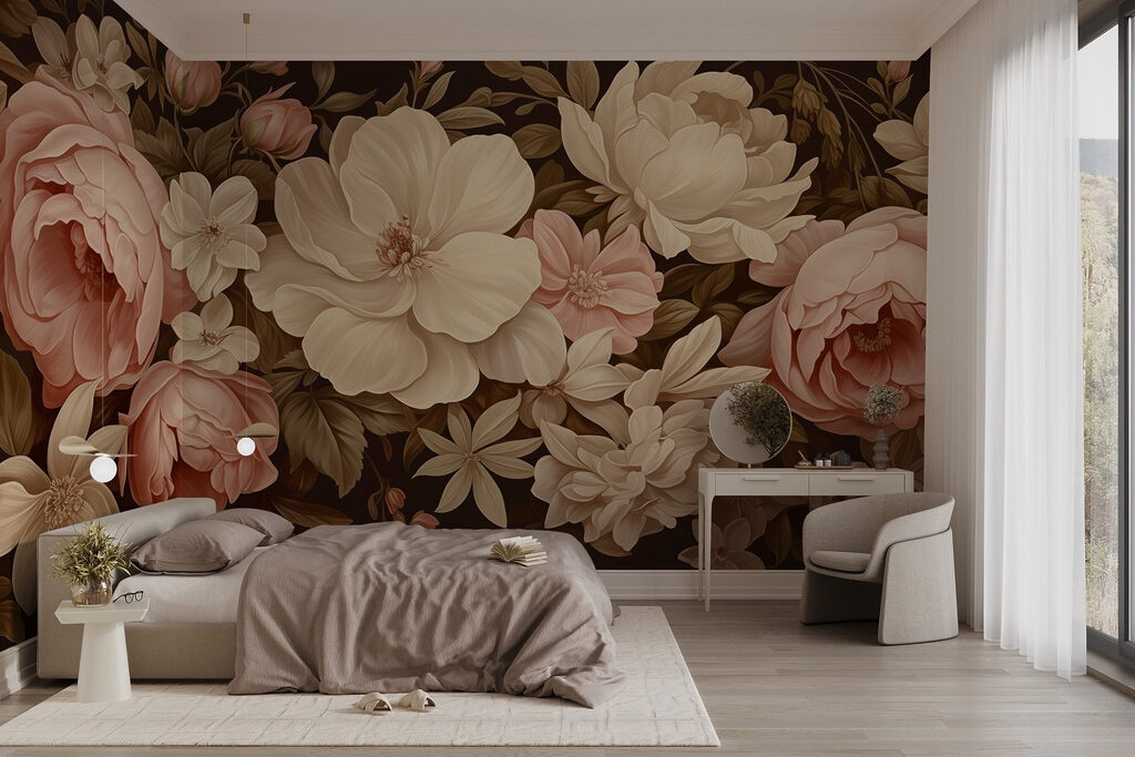 Lush blooms in soft pastel hues Lush blooms in soft pastel hues