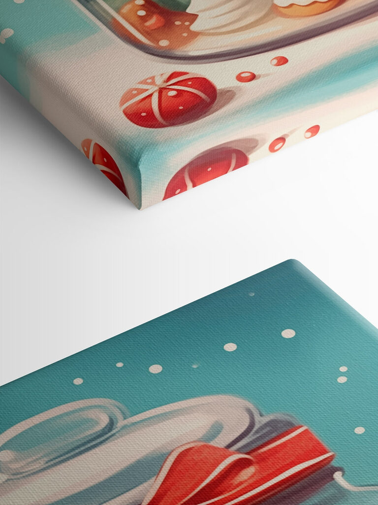 Jar of cookies with a red bow