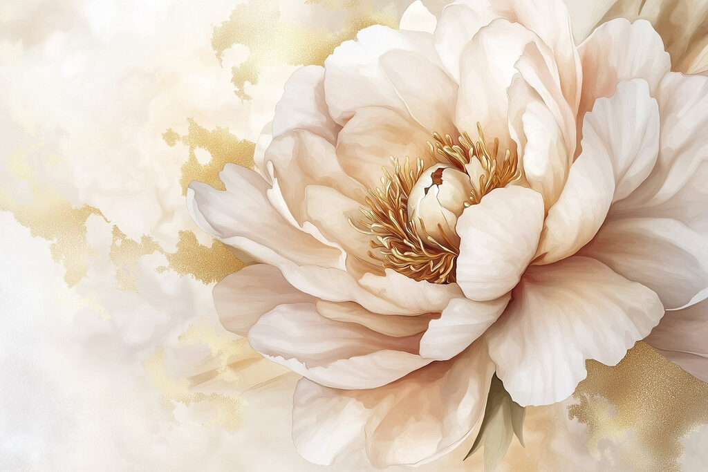 Delicate petals in soft hues