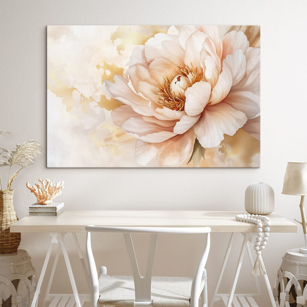 Delicate petals in soft hues