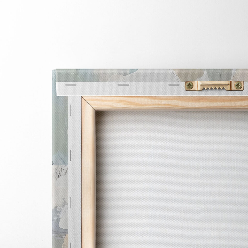 Painting of flowers on a blue background Painting of flowers on a blue background