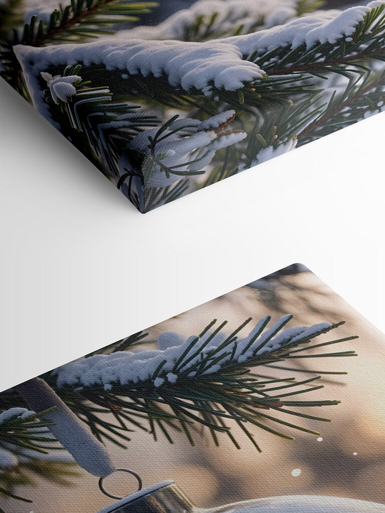 Glass ball with a house and trees inside