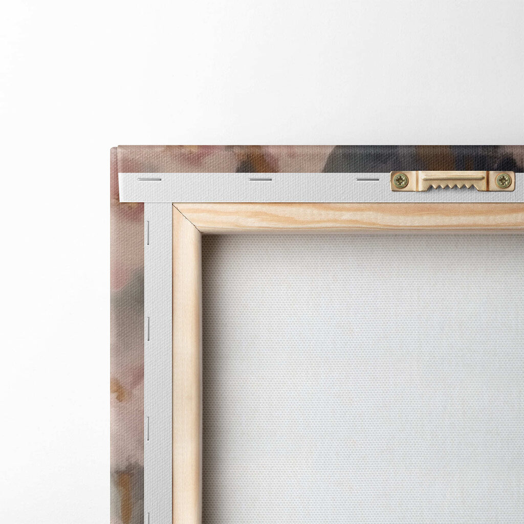 Painting of a woman with flowers in her hair Painting of a woman with flowers in her hair