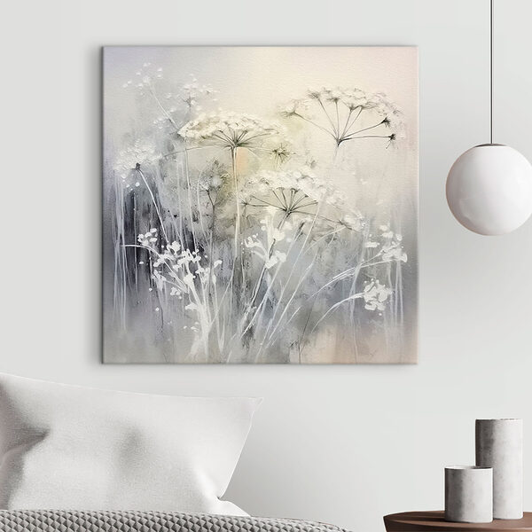 Painting of flowers and plants