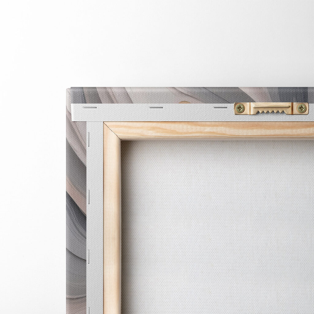 Fluid patterns in soft neutral tones