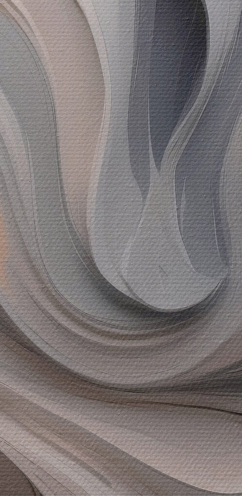 Fluid patterns in soft neutral tones