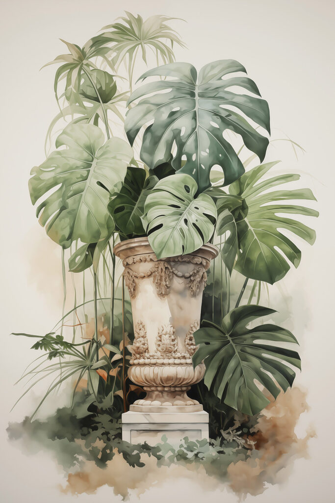 Plant in a vase Plant in a vase