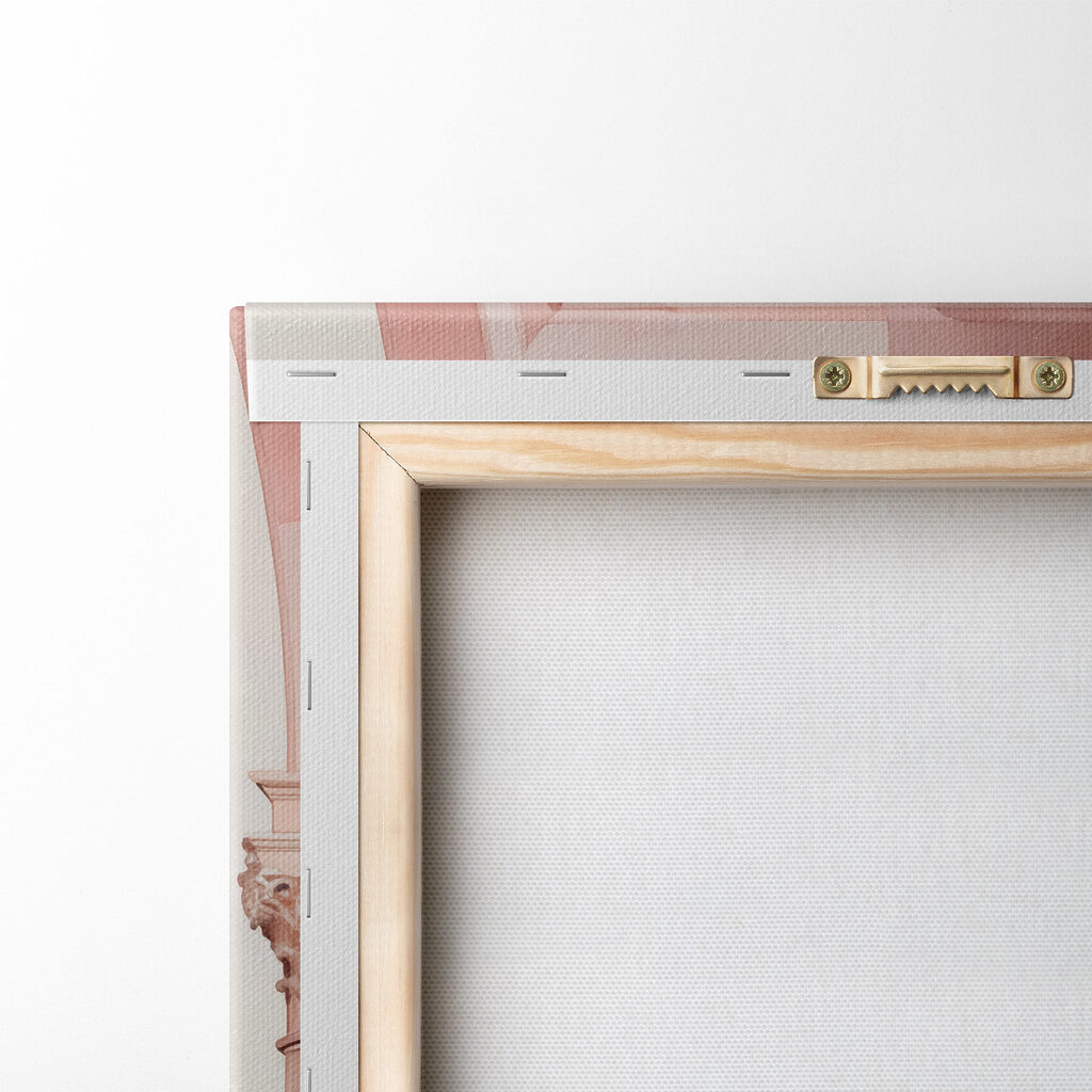 Long corridor with columns