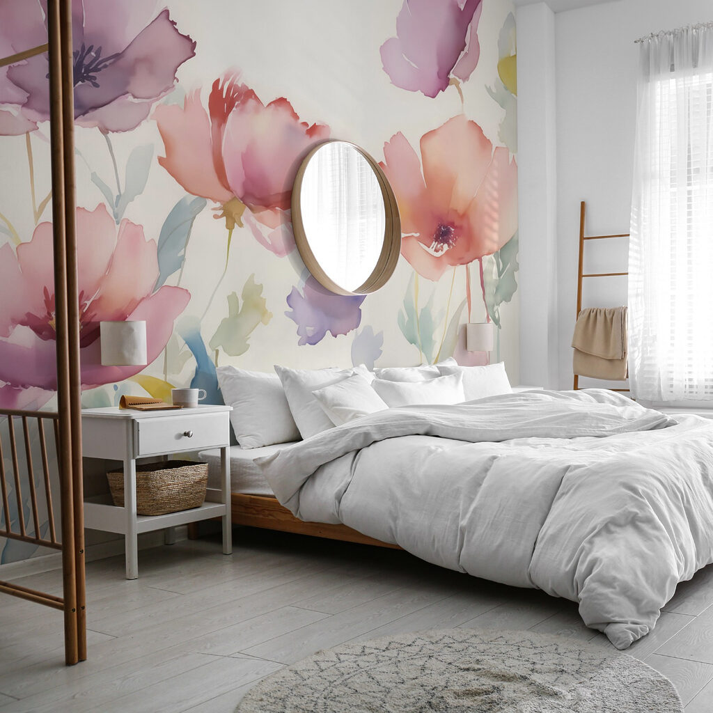 Watercolor painting of flowers Watercolor painting of flowers