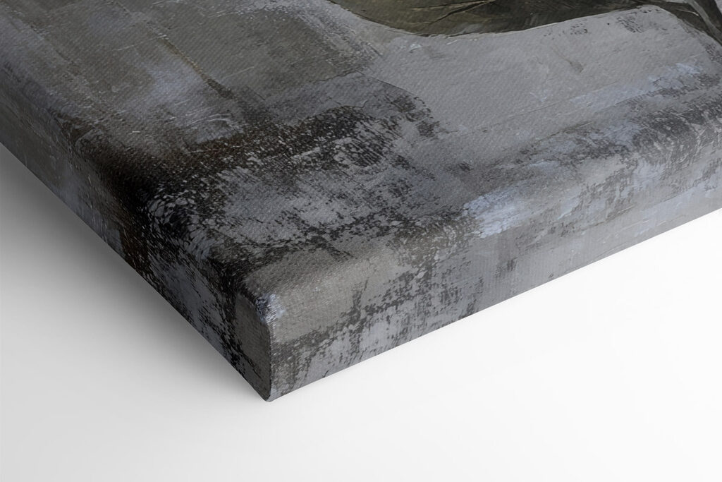 Painting of a white rose