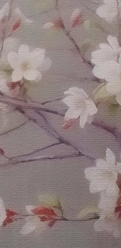 White flowers on a branch