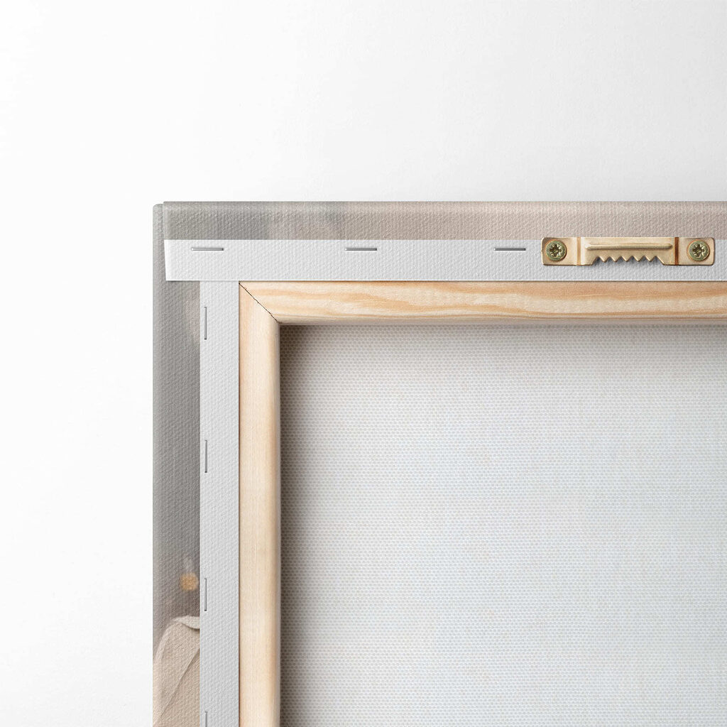 Painting of flowers on a grey background