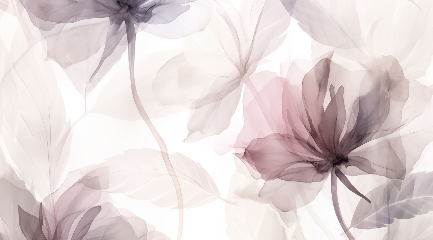 Delicate floral watercolor design
