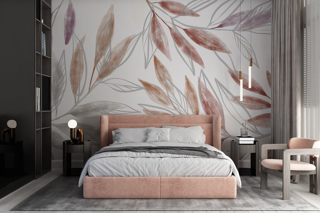 Soft hues of nature intertwine gracefully