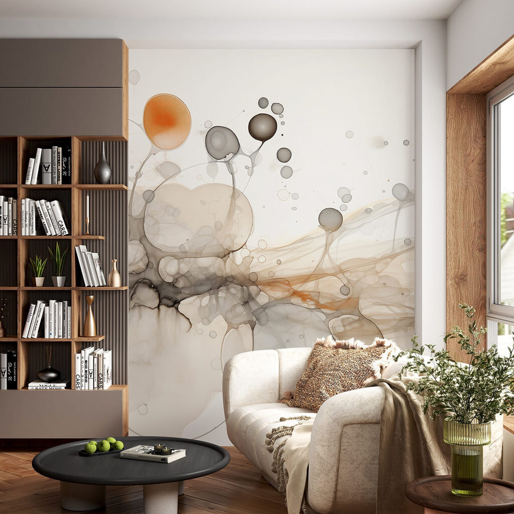 Abstract shapes in soft colors Abstract shapes in soft colors