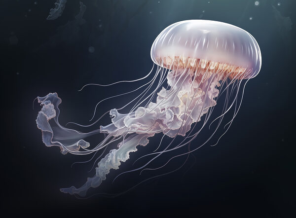 Meduza w wodzie Meduza w wodzie