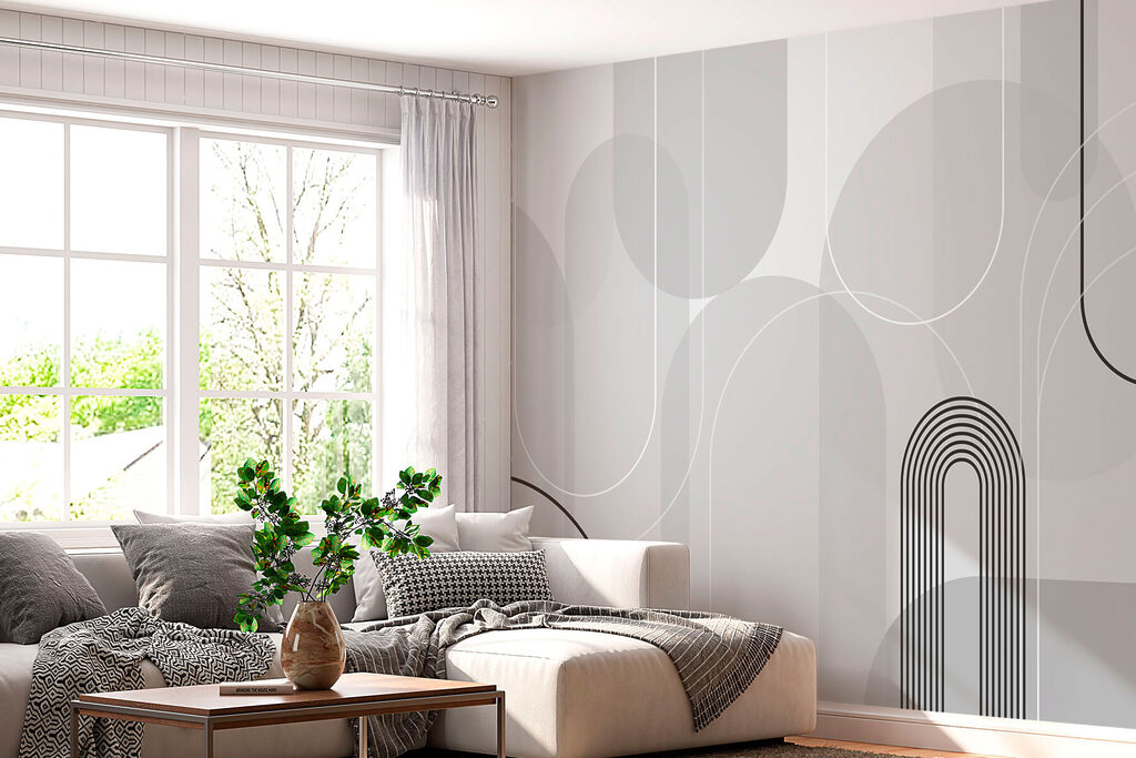 Grey and black design