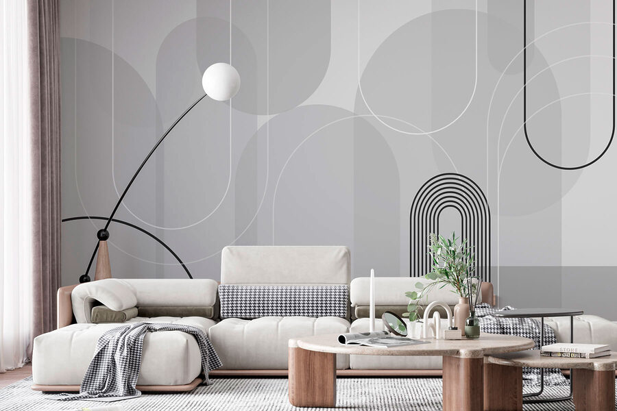 Szaro-czarny design
