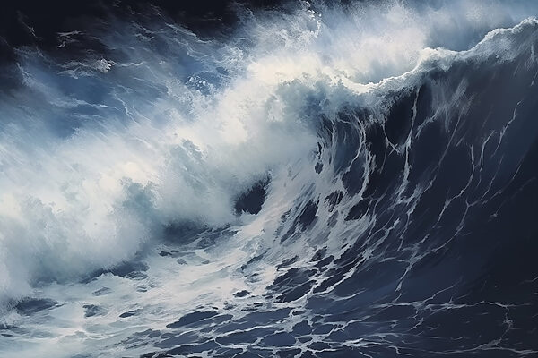 Duża fala na oceanie Duża fala na oceanie