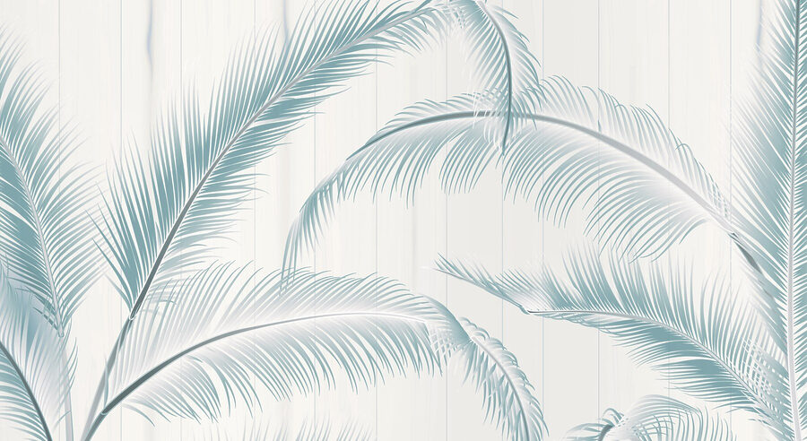 Gentle leaves against a pale backdrop Gentle leaves against a pale backdrop